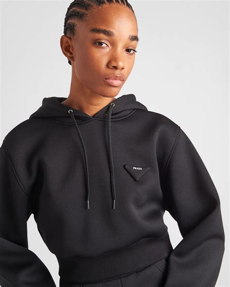 prada hoodie women|Prada sweatsuit.